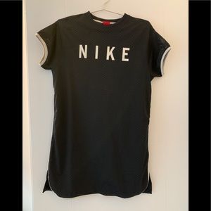 Nike Dress - Black with White Piping - Small